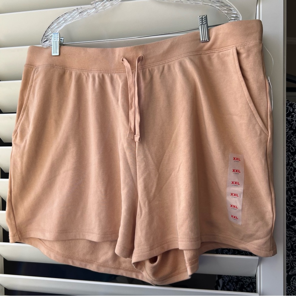 Old Navy - NWT - XXL - Vintage - Sweat style Shorts - Light Goldenrod color?